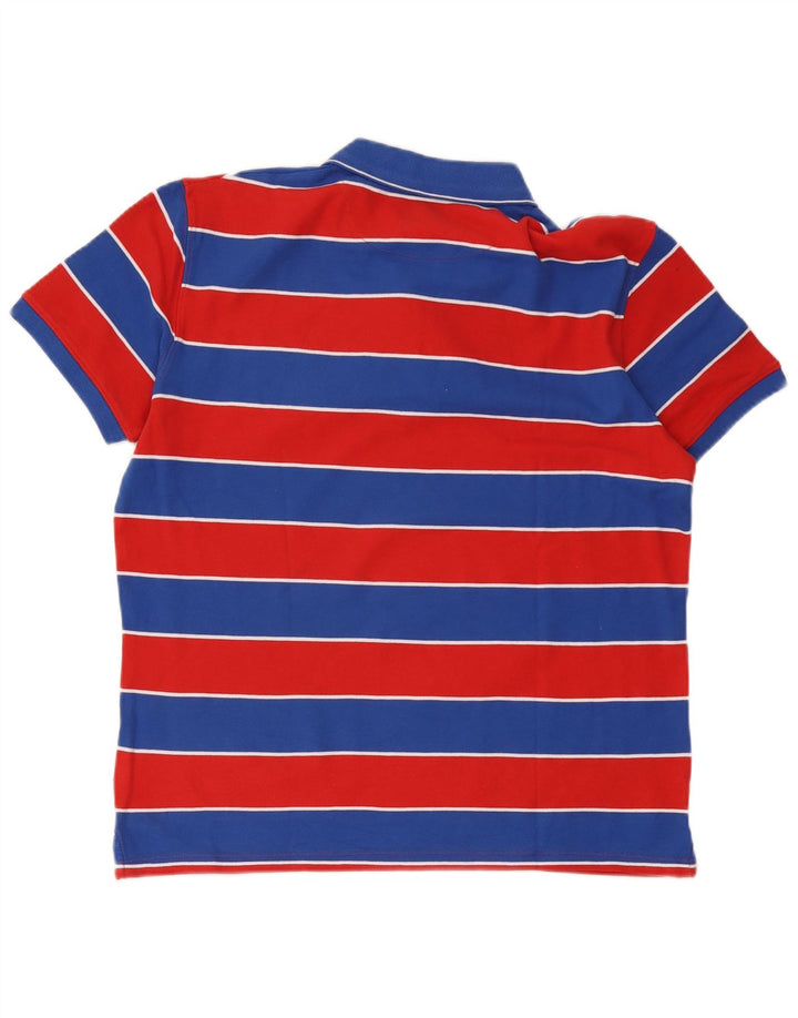 Ανδρικό πουκάμισο πόλο Wrangler μεγάλο κόκκινο ριγέ βαμβακερό