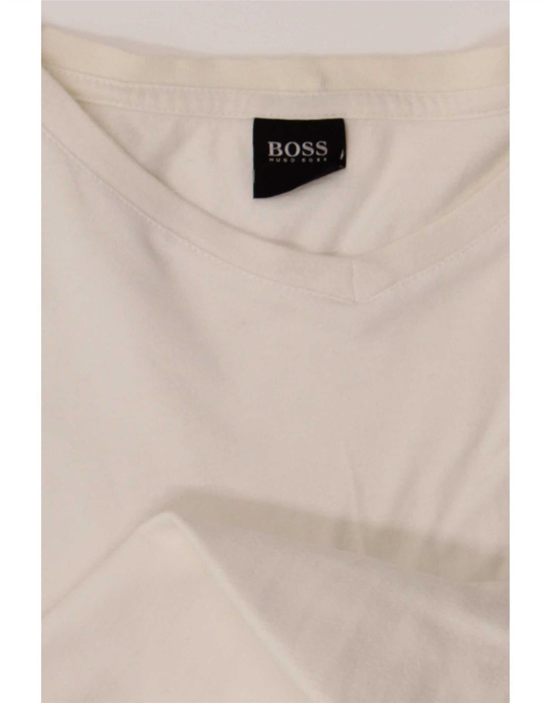 Ανδρικό T-Shirt Hugo Boss Top XL Λευκό βαμβακερό