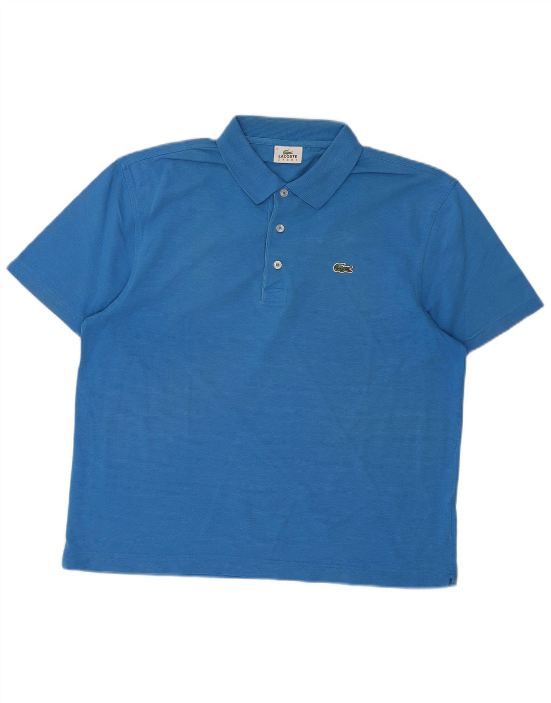 Ανδρικό μπλουζάκι πόλο Lacoste, μέγεθος 5, μεγάλο μπλε βαμβακερό