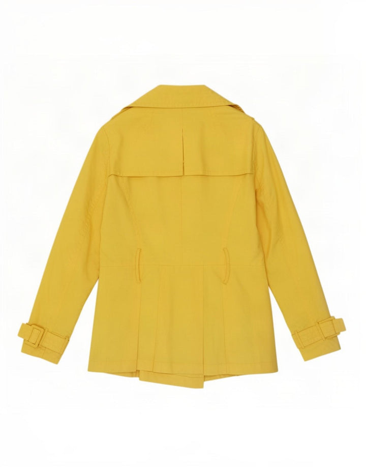 Zara Γυναικεία καμπαρντίνα UK 10 Small Yellow Polyester