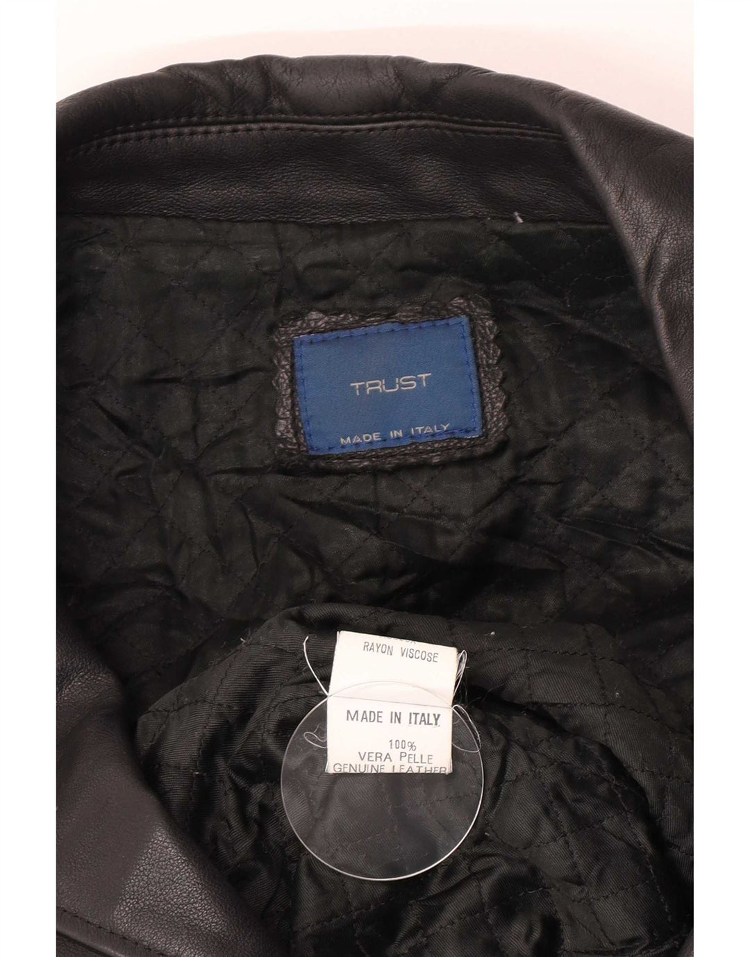 Vintage Ανδρικό Δερμάτινο Μπουφάν IT 52 XL Μαύρο Δερμάτινο
