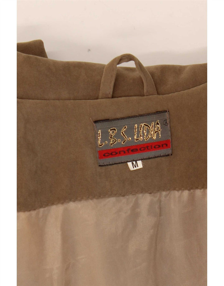 Vintage Γυναικείο Biker Jacket UK 14 Medium Khaki