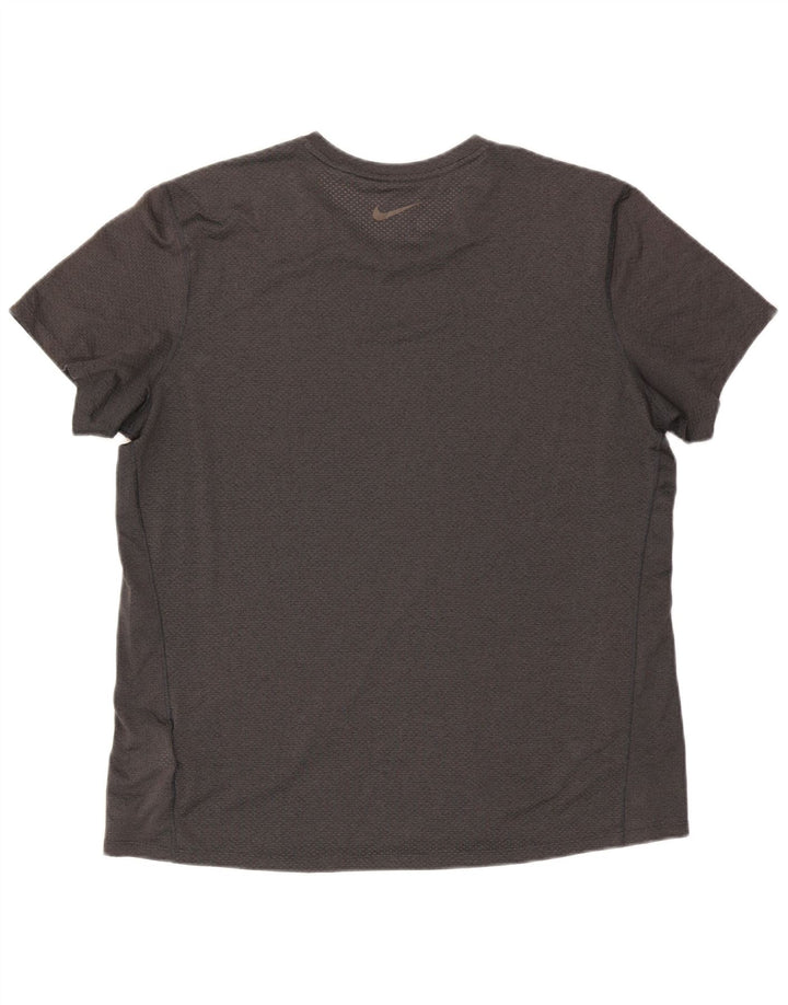 Ανδρικό T-shirt Nike Dri Fit Top XL Grey Colourblock Polyester