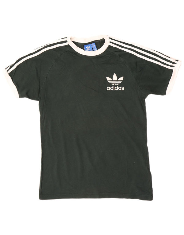 Ανδρικό γραφικό T-Shirt Adidas Top Μεσαίο πράσινο βαμβακερό