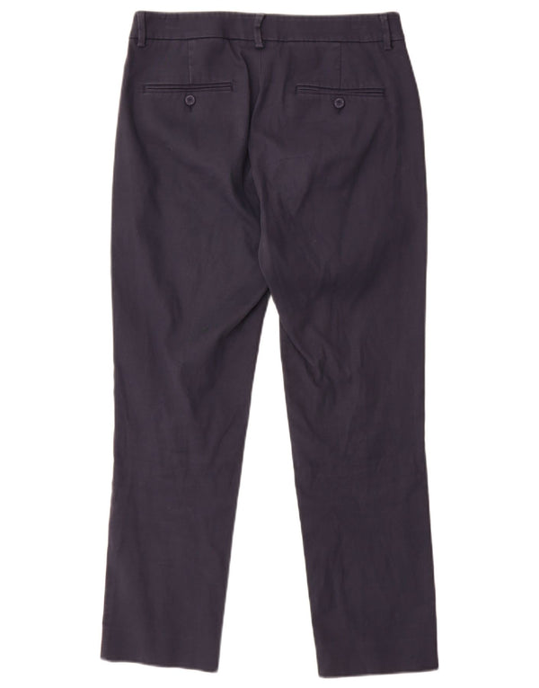 Max Mara Γυναικείο Σαββατοκύριακο Chino Παντελόνι UK 8 Small W27 L26 Navy Blue