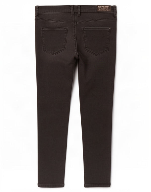 Marks & Spencer Γυναικεία Slim Jeans UK 14 Large W32 L26 Black Cotton