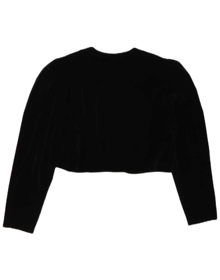 CHOU CHOU Γυναικείο Bolero Top UK 14 Large Black