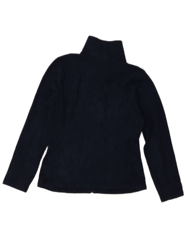 Patagonia Γυναικείο γραφικό μπουφάν φλις UK 10 Small Navy Blue Polyester