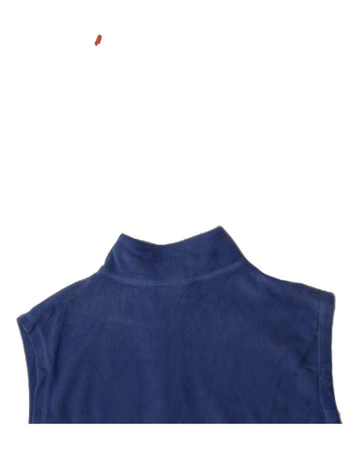 L.L.BEAN Womens Fleece Gilet UK 14 Medium Blue Polyester Vintage L.L.Bean and Second-Hand L.L.Bean from Messina Hembry 