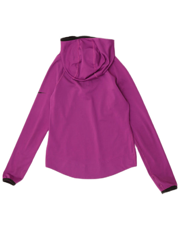 Nike Girls Dri Fit Hooded πουλόβερ φόρμα φόρμας 10-11 ετών Medium Purple