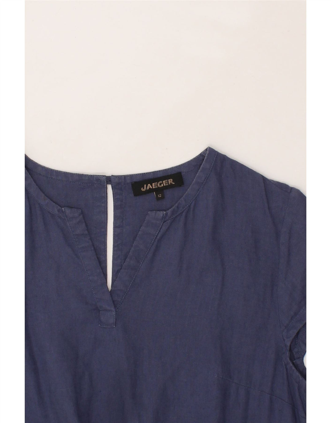 JAEGER Womens Sheath Dress UK 12 Medium  Navy Blue Vintage Jaeger and Second-Hand Jaeger from Messina Hembry 