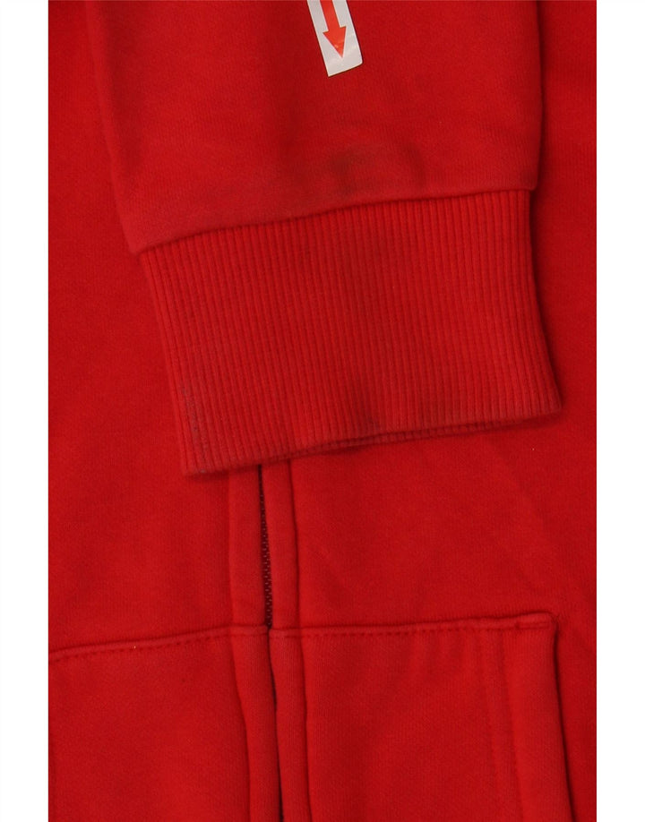 Puma Γυναικεία αθλητική φόρμα Top Jacket UK 14 Μεσαίο κόκκινο βαμβακερό