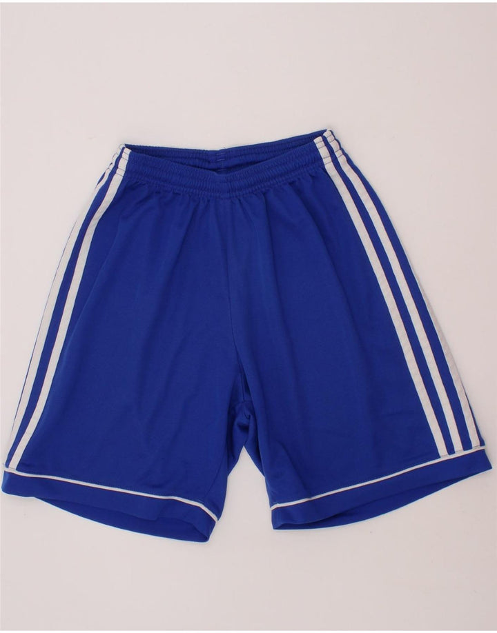 ADIDAS Boys Sport Shorts 4-5 Years XS Blue Polyester Vintage Adidas and Second-Hand Adidas from Messina Hembry 