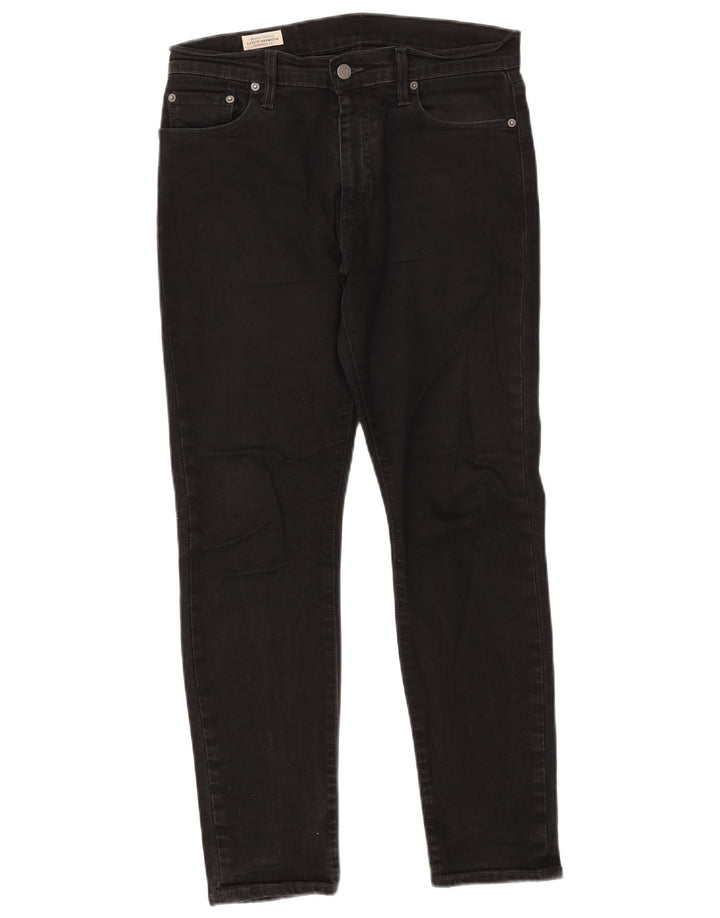 Ανδρικό τζιν Levi's Slim W30 L30 μαύρο βαμβακερό