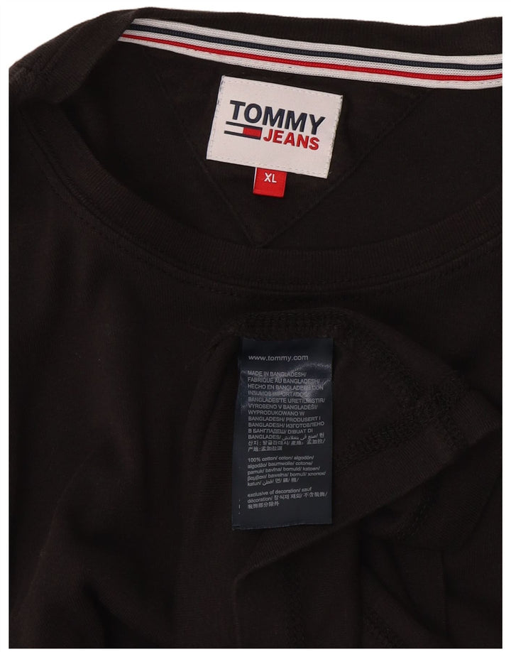 Tommy Hilfiger ανδρικό μπλουζάκι μακρυμάνικο XL γκρι βαμβακερό