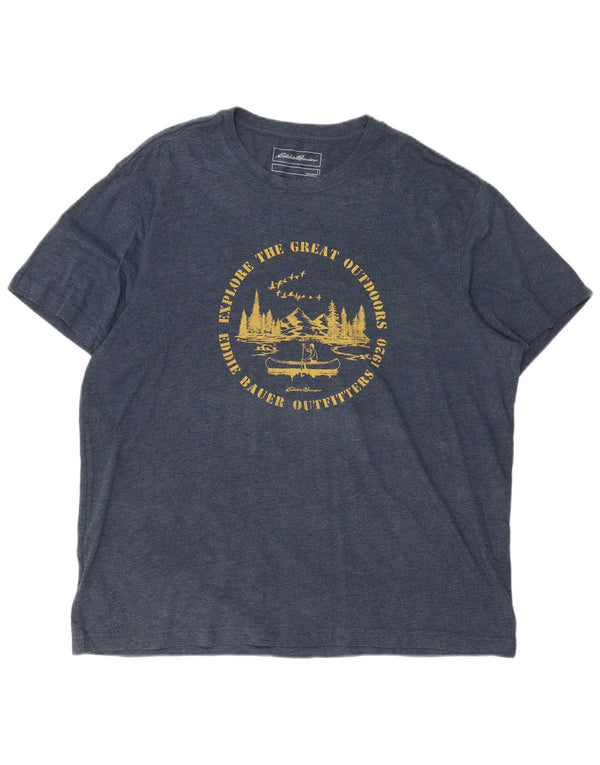 Ανδρικό γραφικό μπλουζάκι Eddie Bauer, Μπλουζάκι από βαμβακερό μπλουζάκι