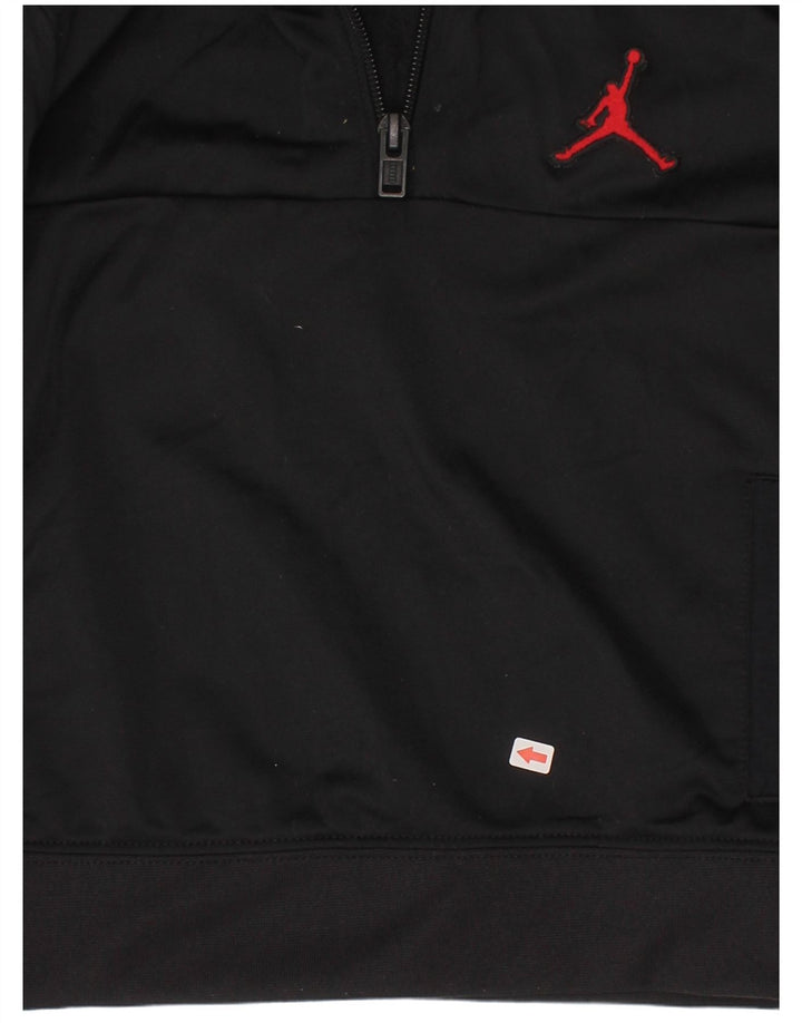 Τζάμπερ με κουκούλα με φερμουάρ Jordan Boys 2-3 ετών μαύρο πολυεστέρα