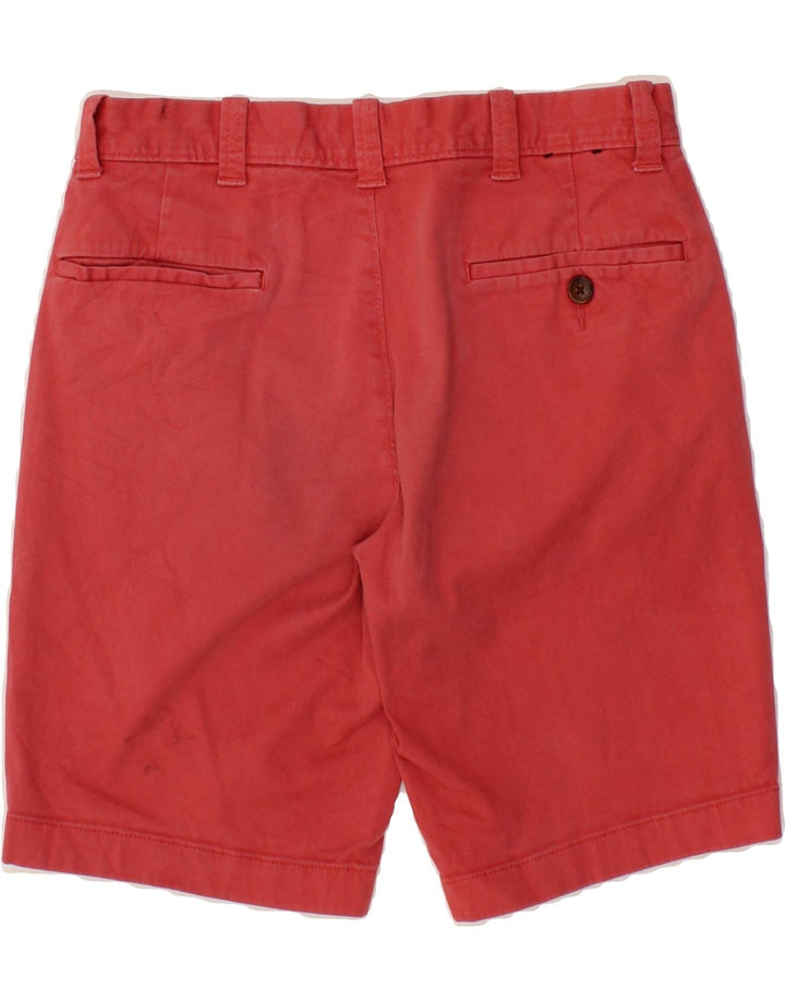 J. CREW Mens Chino Shorts W28 Small Red Cotton Vintage J. Crew and Second-Hand J. Crew from Messina Hembry 