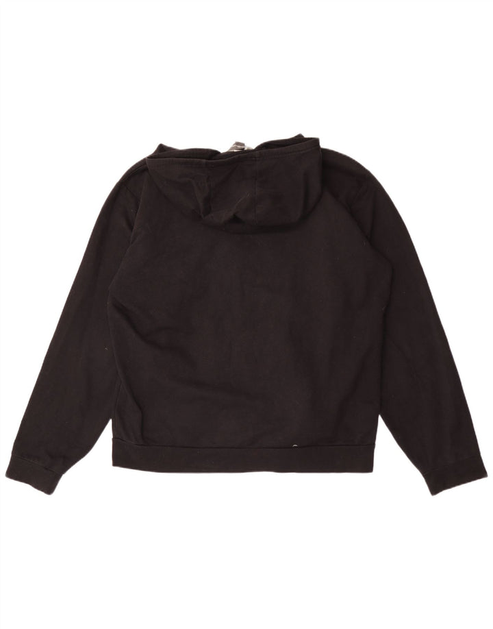 Eddie Bauer Ανδρικό πουλόβερ με κουκούλα με φερμουάρ μεγάλο μαύρο βαμβακερό