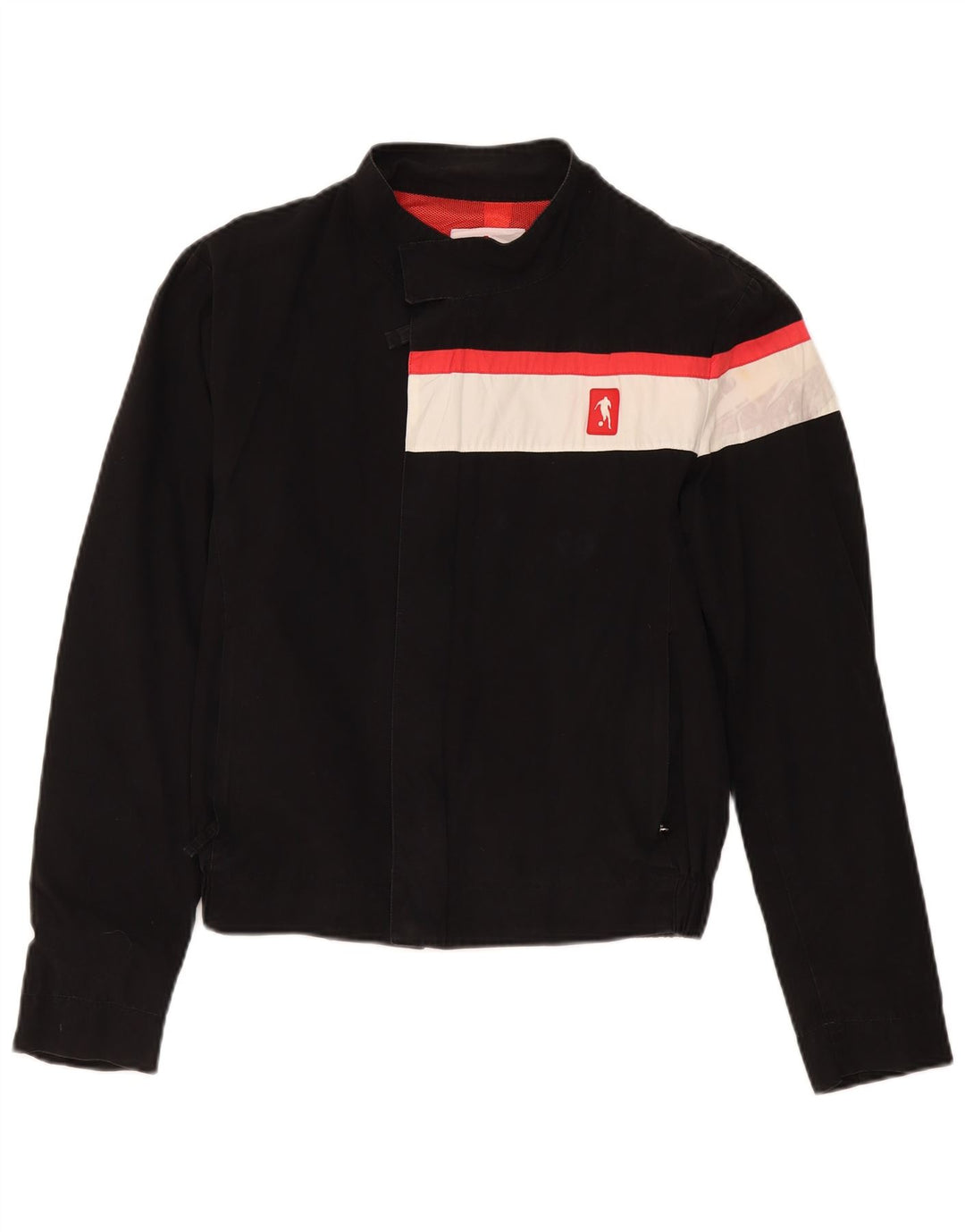 Bikkembergs Γυναικείο Bomber Jacket UK 14 Medium Black Colourblock Βαμβακερό