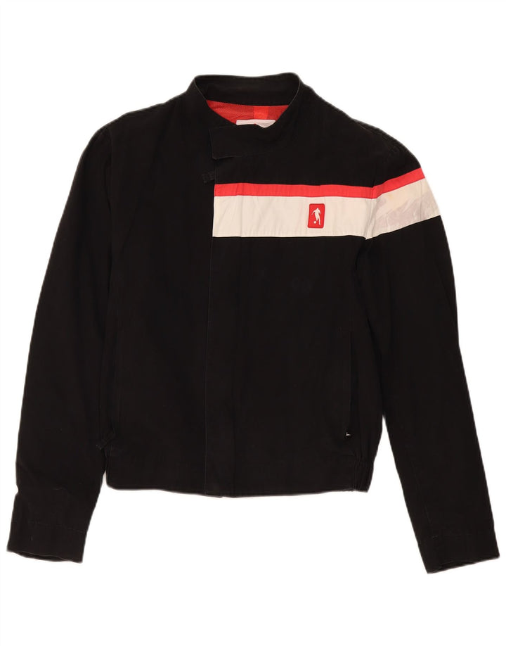 Bikkembergs Γυναικείο Bomber Jacket UK 14 Medium Black Colourblock Βαμβακερό
