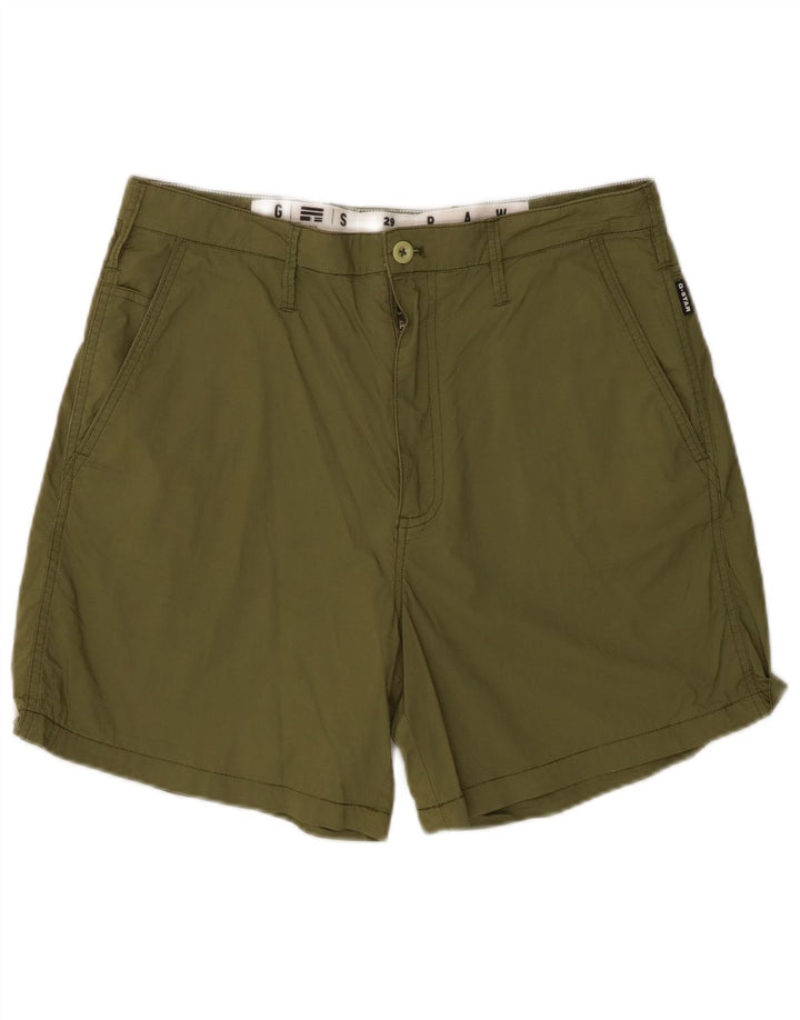 Ανδρικό σορτς Chino G-Star W29 Μικρό Χακί Βαμβακερό