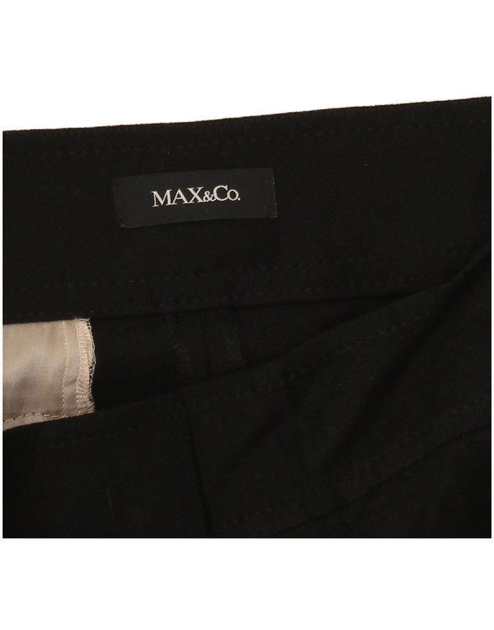 Max & Co. Γυναικείο ίσιο παντελόνι Chino W30 L27 Μαύρο