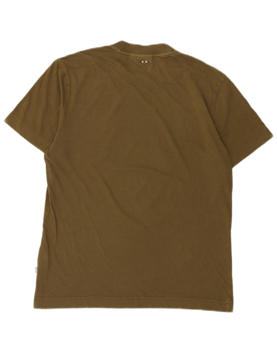 Ανδρικό γραφικό T-Shirt Napapijri Top Medium Khaki