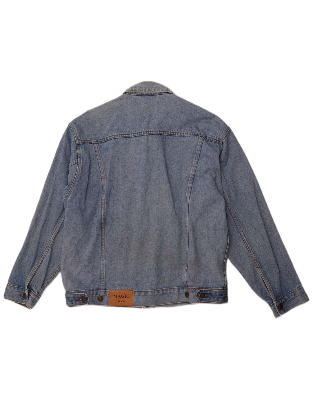 MAGIC VENTURE Γυναικείο Τζιν Μπουφάν UK 16 Μεγάλο Μπλε Βαμβακερό