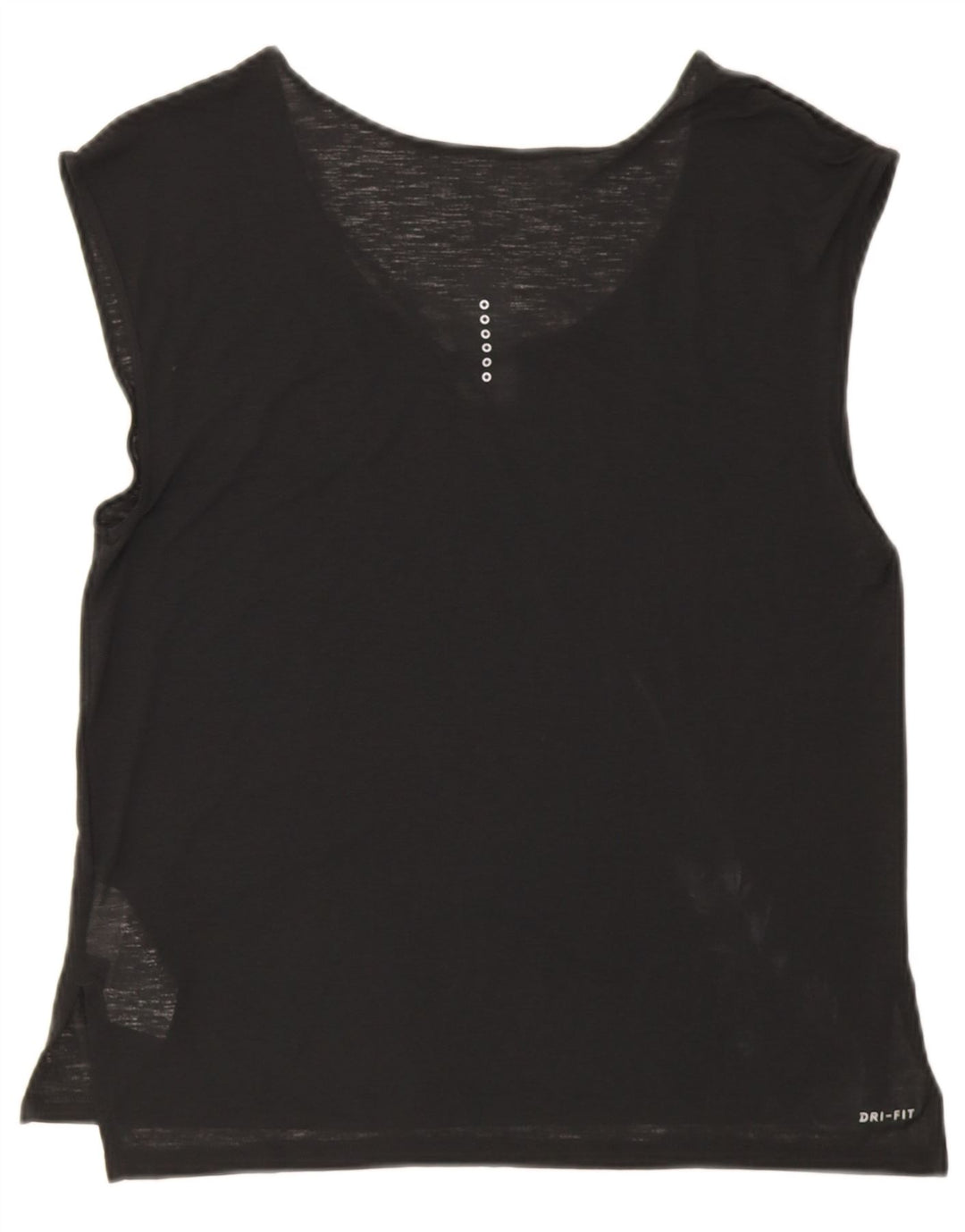Γυναικείο γιλέκο Nike Dri Fit Top UK 14 Μεσαίο μαύρο πολυεστέρα
