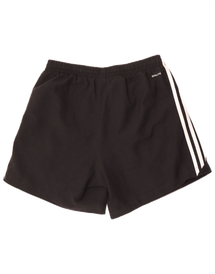 Ανδρικό αθλητικό σορτς Adidas από μεσαίο μαύρο πολυεστέρα