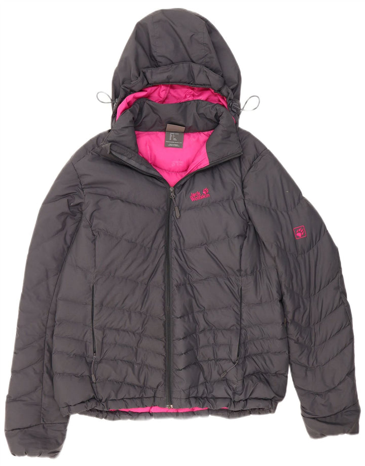 Γυναικείο Jack Wolfskin Standard με κουκούλα με επένδυση UK 16 Large Grey