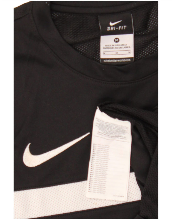 Ανδρικό T-Shirt Nike Top Medium Black Colourblock Πολυεστέρας
