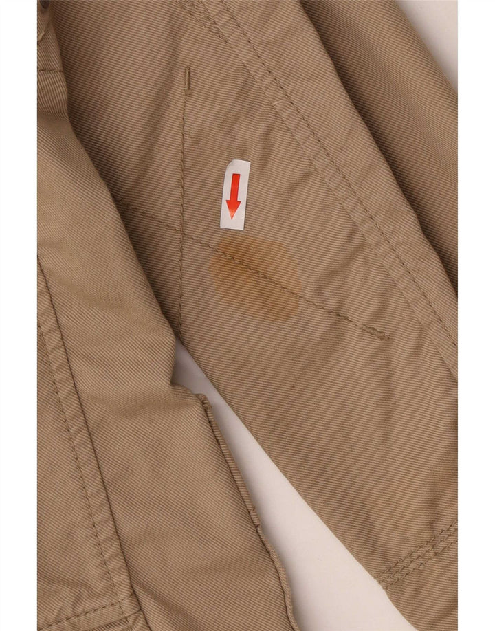 Murphy & Nye Mens Utility Jacket UK 40 Large Beige Cotton