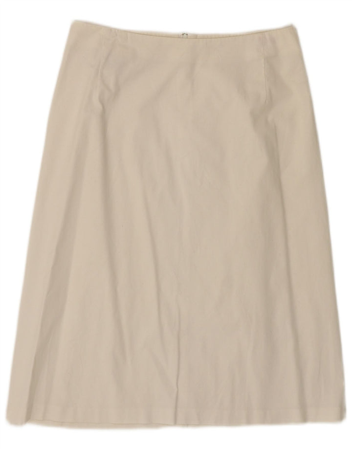 Γυναικεία φούστα Benetton A-Line IT 42 Medium W28 Λευκή Βαμβακερή
