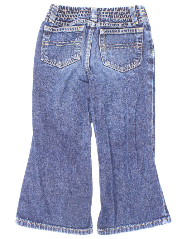 Tommy Hilfiger Girls Flared Jeans 2-3 Years W20 L14 Blue Cotton