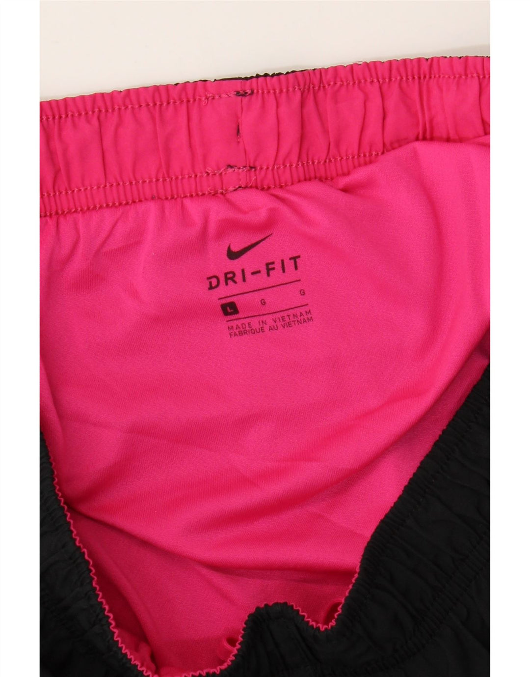 Γυναικείο αθλητικό σορτς NIKE Dri Fit UK 14 Large Black Colourblock