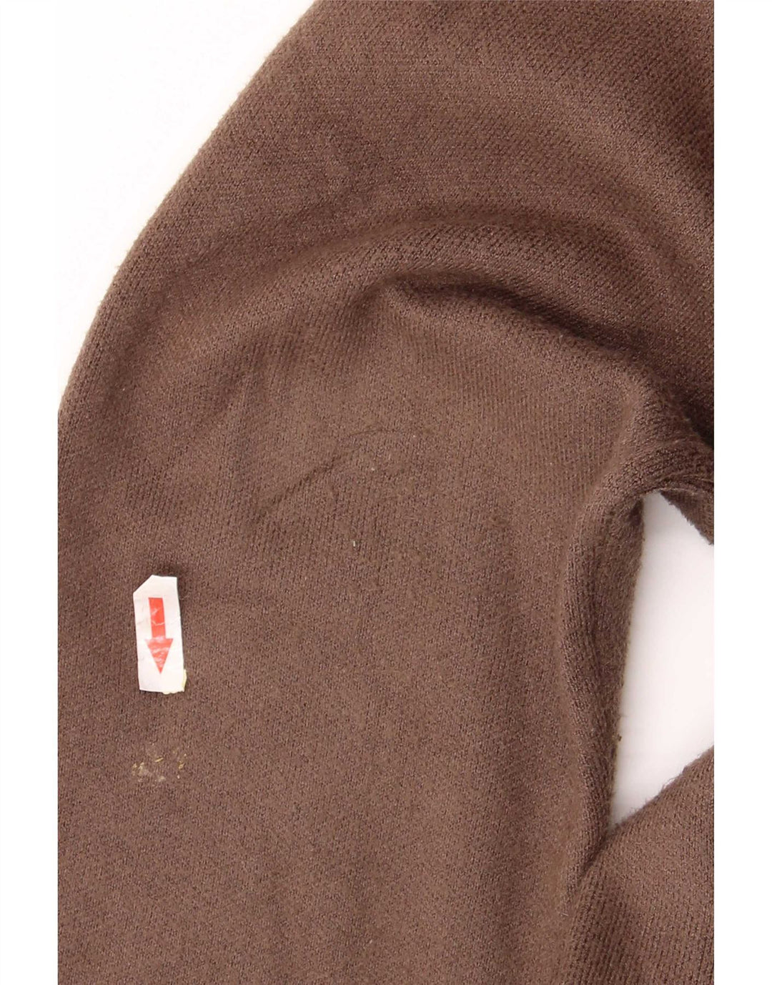 Ανδρικό πουλόβερ ζακέτα Massimo Dutti σε μεγάλο καφέ βισκόζη
