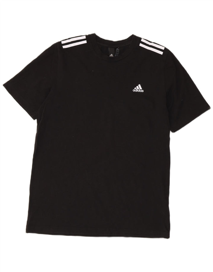Ανδρικό T-Shirt Adidas Top μεγάλο μαύρο βαμβακερό