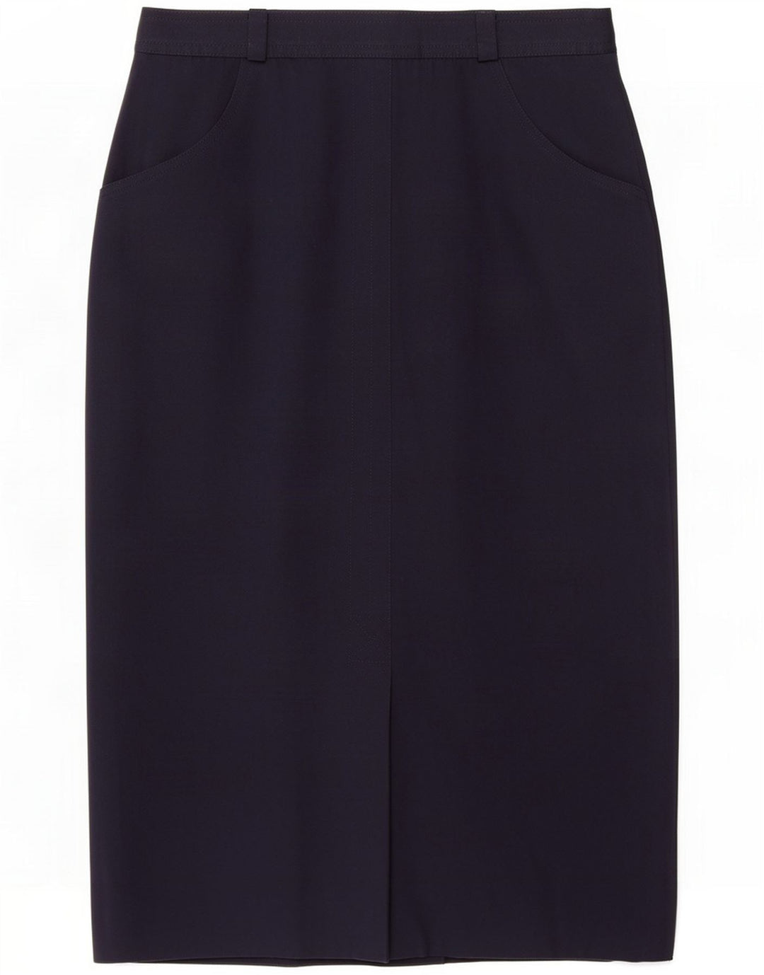 Jobis Γυναικεία Midi φούστα IT 42 Medium W30 Navy Blue Polyester