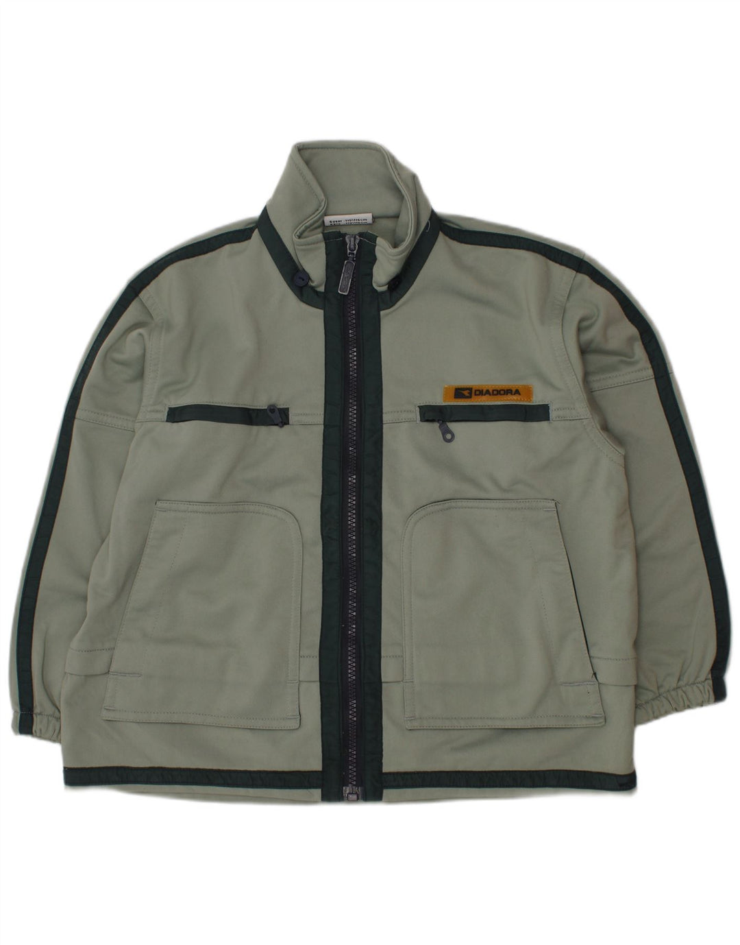 DIADORA Αθλητική φόρμα για αγόρια Top Jacket 5-6 Years Green Colourblock Polyester