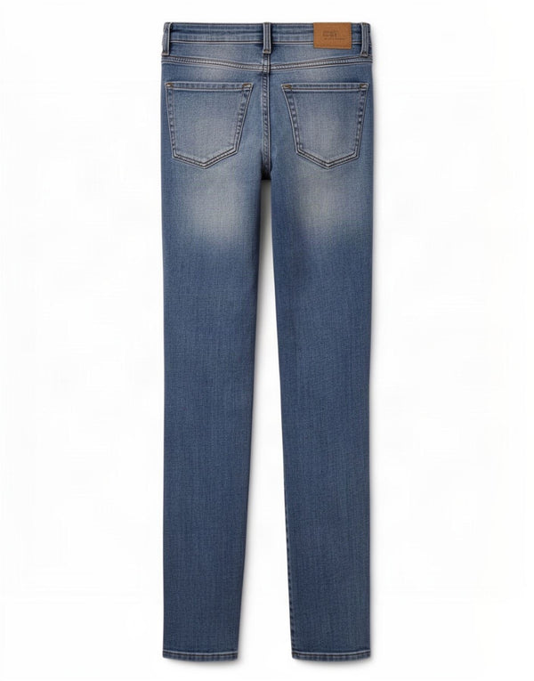 Zara Womens Trafaluc Distressed Skinny Jeans EU 34 2XS W24 L29 Blue