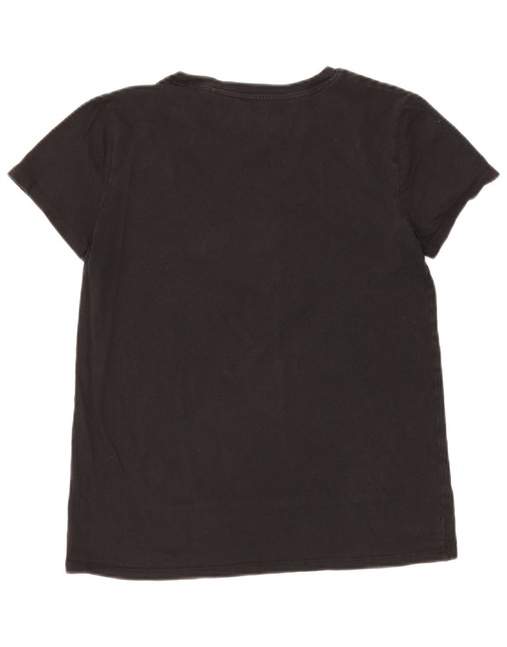 Γυναικείο γραφικό T-Shirt Levi's Top UK 10 Small Black