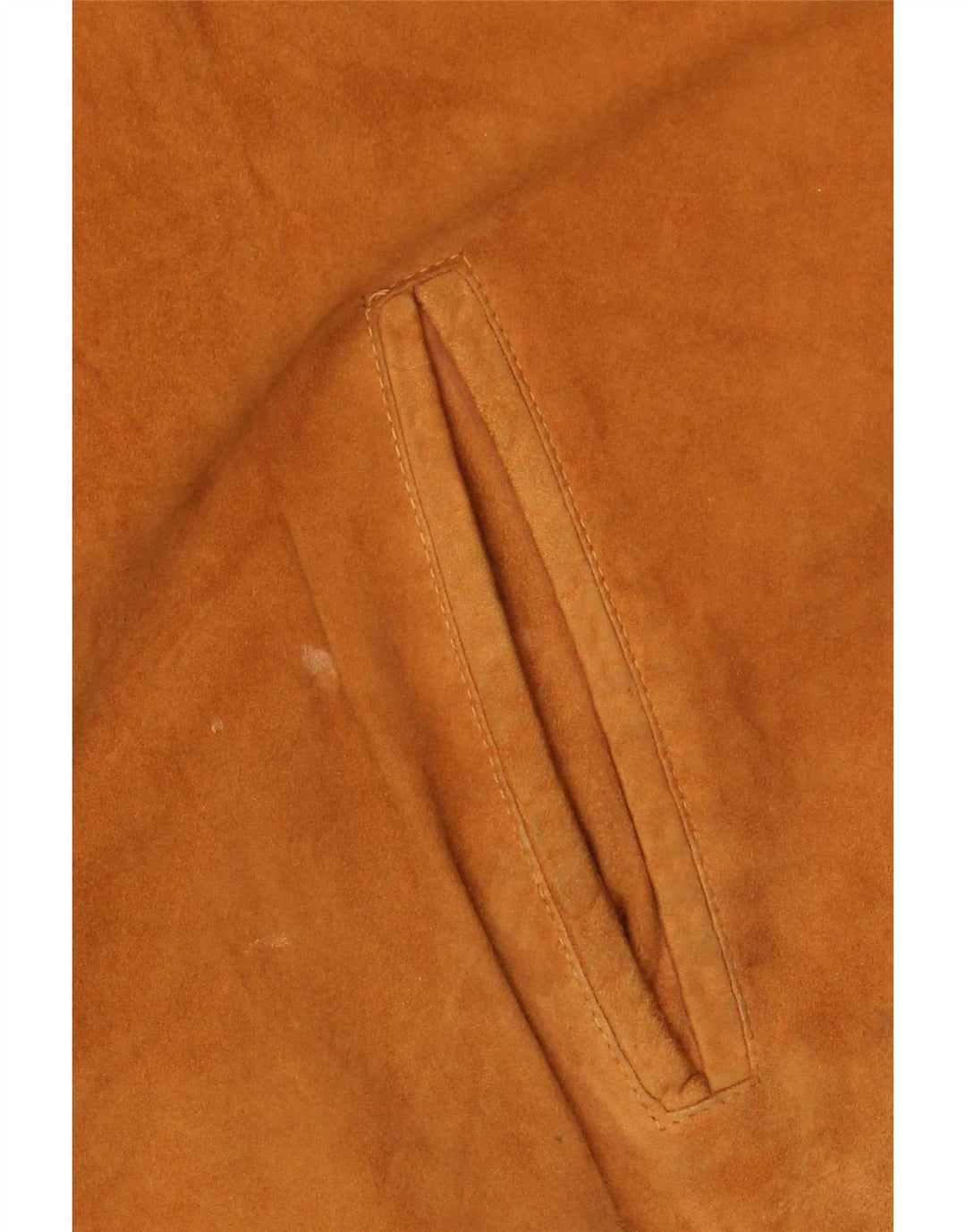 Vintage Ανδρικό Suede Bomber Jacket IT 54 2XL Καφέ Δερμάτινο