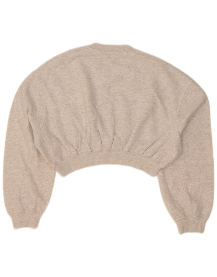 Zara γυναικεία φούτερ υπερμεγέθης φόρμας UK 10 Small Grey Flecked