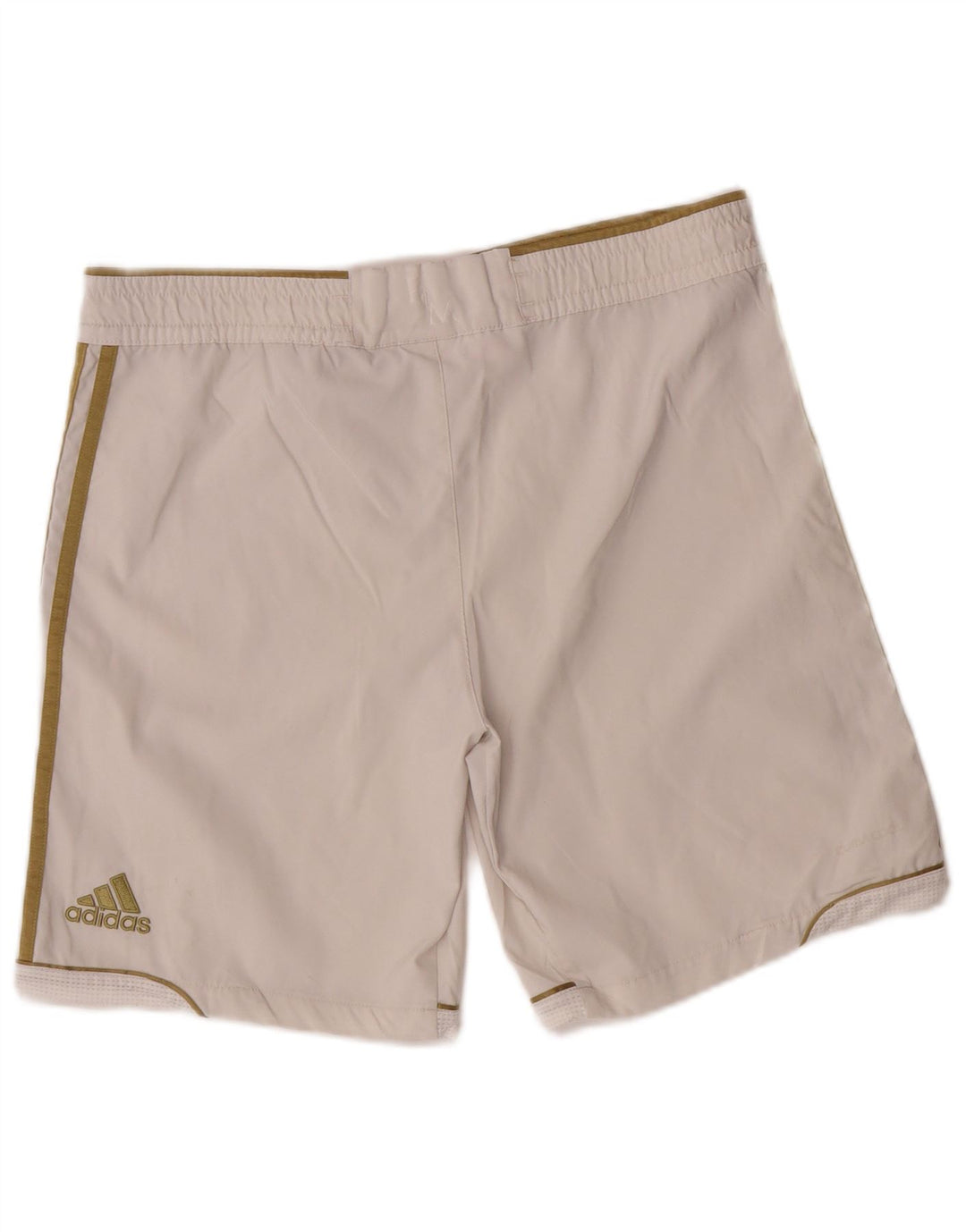 ADIDAS Boys Sport Shorts 13-14 Years White Polyester