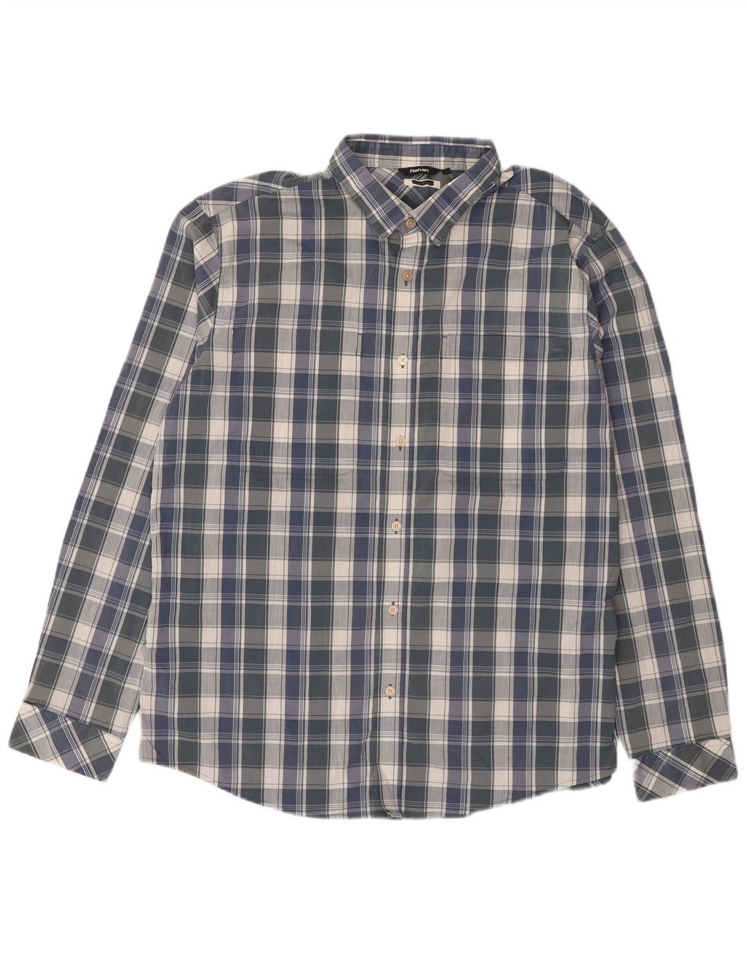 Ανδρικό πουκάμισο Rohan XL Blue Check Polyester