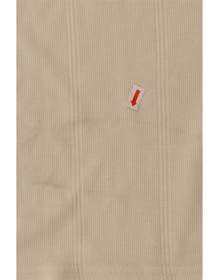 Ανδρικό μπλουζάκι ADIDAS Top UK 40/42 μεσαίο μπεζ βαμβακερό