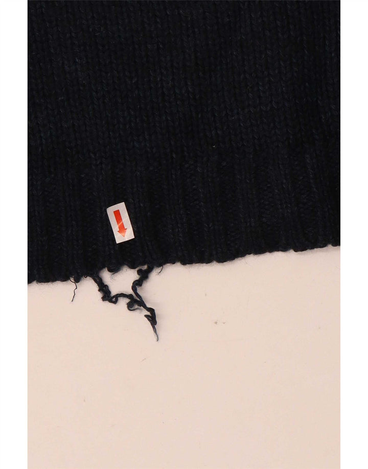 Ανδρικό πουλόβερ Marks & Spencer Blue Harbour Turtle Neck Jumper Large Navy
