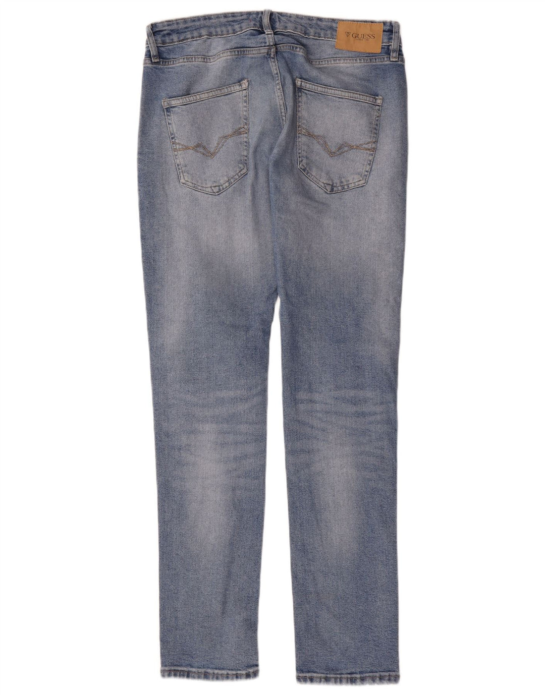 Guess Γυναικείο Slim Tapered Jeans W32 L34 Blue Polyester
